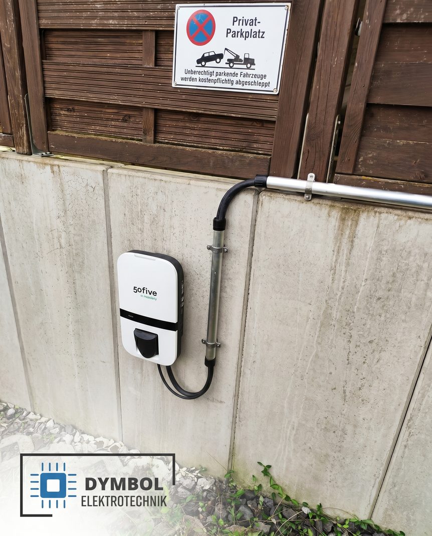 Wallbox-Montage in Brühl: ChargeLine Wallbox am Aussenstellplatz
