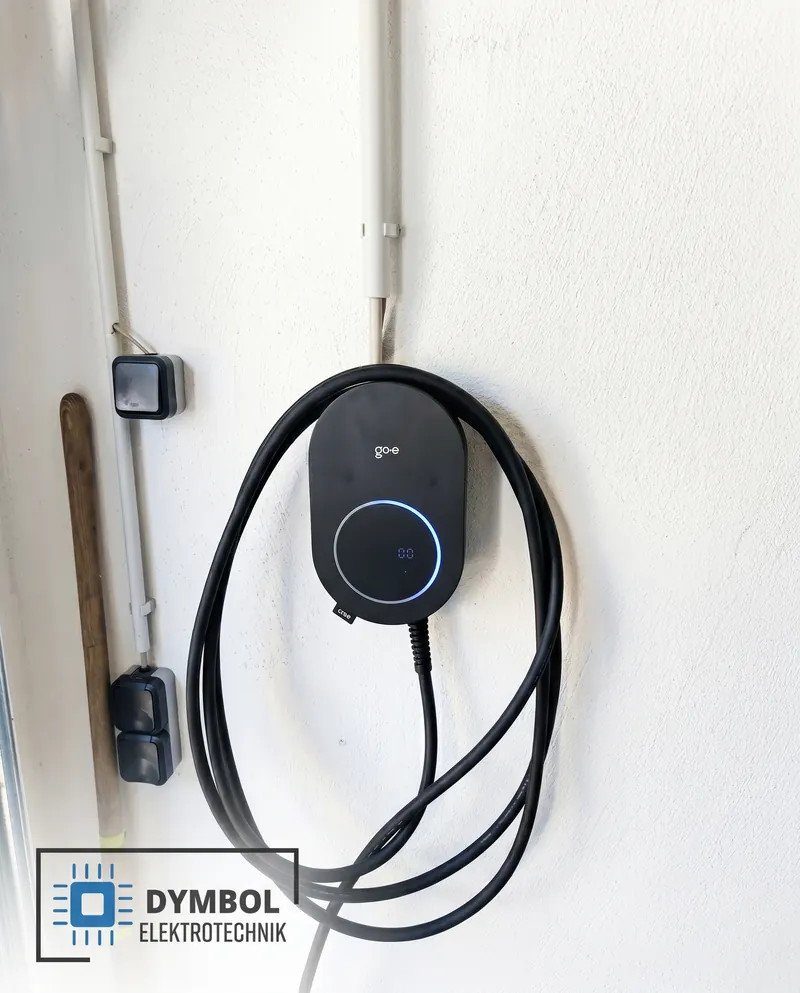 go-e Charger PRO Wallbox nach Montage durch Dymbol Elektrotechnik